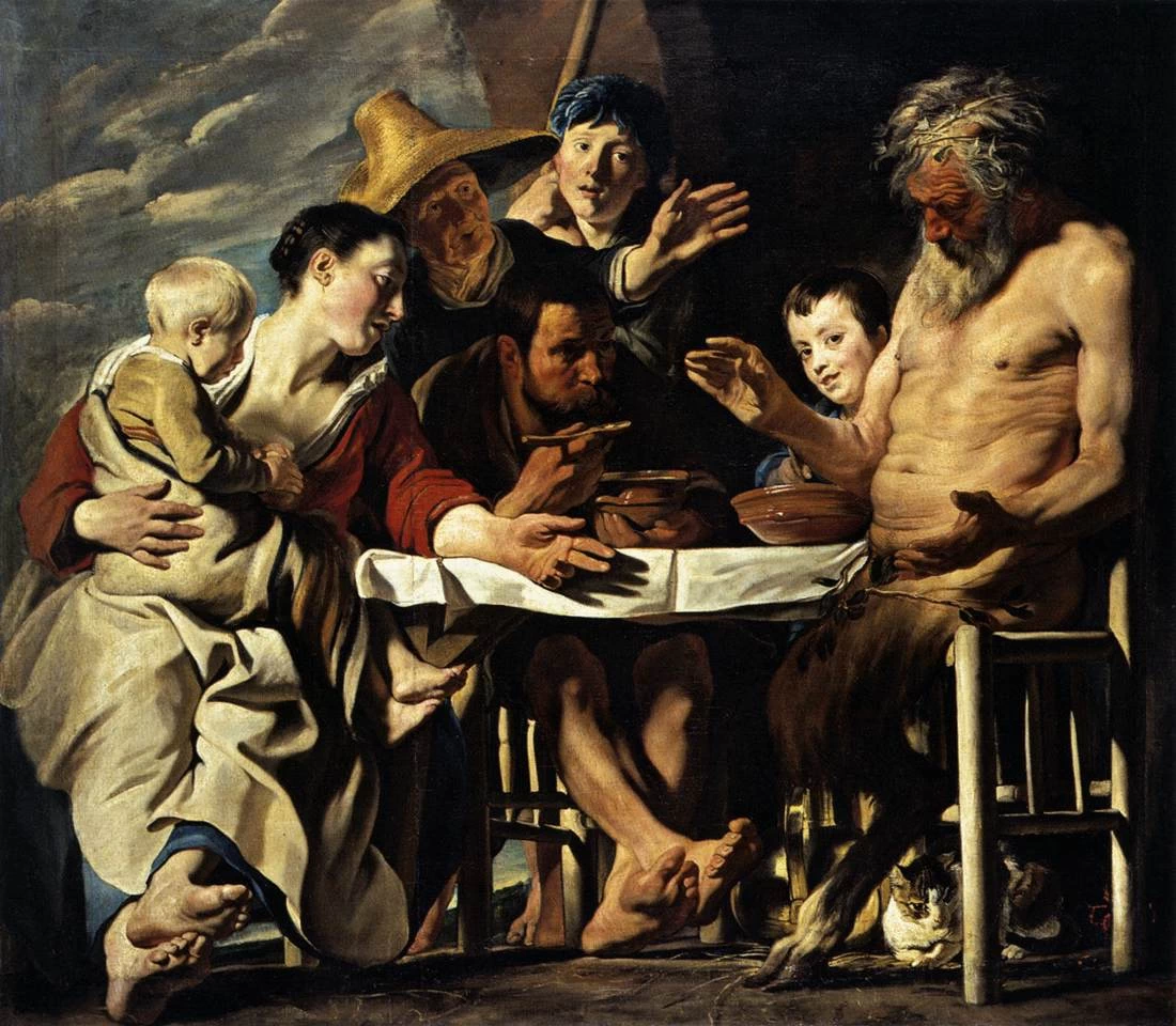 Satiro e contadino - Staatliche Museen, Kassel
